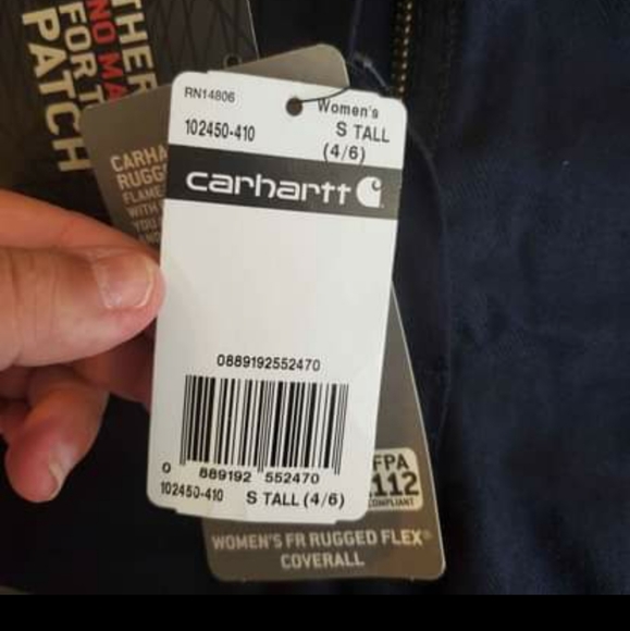 NWT Womens Carhartt FR work bibs - Picture 5 of 6